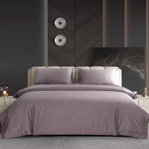 Luxury Customized 100% Cotton Bedding Set Jacquard Pattern All-Season Organic 6-Piece Quilt Comforter Bed Sheet Set
