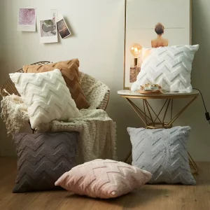 Luxury Decorative Bohemian Inserts Brown White for Home Decor Cushion Sofa Throw Pillows