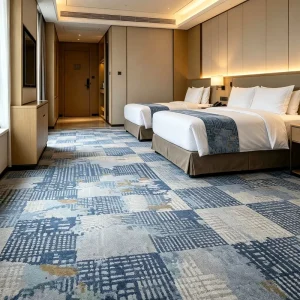 Luxury Design Nylon Printed Machine Made Washable Wall to Wall Carpets Home Hotel Use 5 Star Hotel Room Corridor Banquet