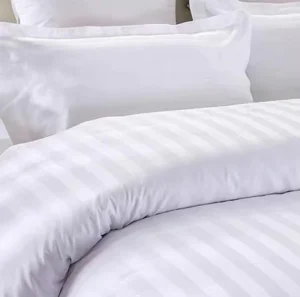 Luxury Designer Modern Duvet Cover Set 100% Cotton Queen Size Woven 200TC Stripes All Season Home