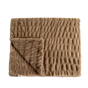 Luxury Double Side Faux Rabbit Fur Throw Blanket for Couch Soft Fluffy Mink Blanket for Winter