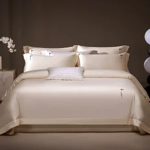 Luxury Double Size Duvet Cover Bedding Set Manufacturers OEM ODM Luxury Bedding Sets for Hotels Weddings and Home Use