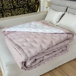 Luxury Durable Modern Eco Friendly Polyester Fiber Filled Soft Home Cozy Quilt Perfect Throw Blanket for Bed