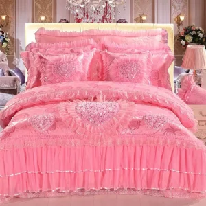 Luxury Duvet Bedding Set King Size Cotton Quilt Comforter Bed Sheet Bedding Sets