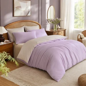 Luxury Duvet Bedding Sets Hotel Solid Long Staple Brushed Cotton 4Pcs Cotton European & American Style Home Bed Covers