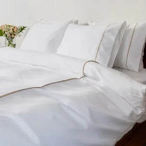 Luxury EU/US Bedding Duvet Set Home Use Hotel Edition Pillowcases Fitted/Flat Sheet