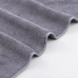 Luxury Eco Friendly Hotel Bath Towel Zero Twist Extra Large Cotton Solid Pattern Compressed Design for Adults