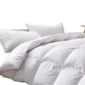 Luxury Eco Friendly Organic 5 Star Hotel Bedding East West Soft Comforter Polyester Filled 100% Cotton Quilted Squares