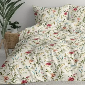 Luxury European Bedding Duvet Set 100% Cotton Colorful Printing Home Use Hotel Edition Pillowcases Fitted Flat Sheet