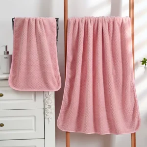 Luxury Extra Large Microfiber Bath Towels Fast Drying Soft Absorbent Beach Sheets Solid Color Design