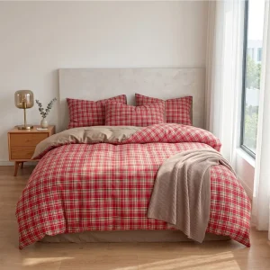 Luxury Factory Stock All Season Duvet Cover Bedding 4 Piece Set Soft Bed Sheet Bed Sheets Breathable for Home OEM ODM