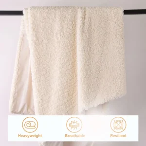 Luxury Faux Fur Baby Blanket Solid Color Soft Comfortable Faux Rabbit Fur Throw Blanket for Living Room Sofas Beds