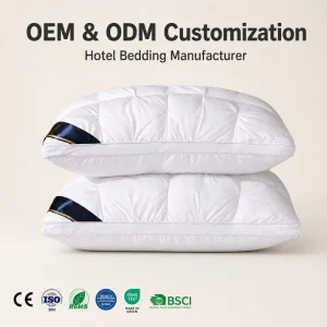 Luxury Five Star Hotel Bed Pillow Super Soft Washable Ergonomic Neck Support Cushion Sleeping Factory Direct