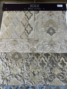 Luxury Floral Embroidered Curtain Fabric for Living Room Bedroom High End Elegant Sheer Drapes Material