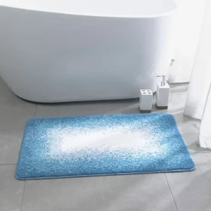 Luxury Fluffy Bath Mat Non slip Soft Shaggy Shower Sink Rug Washable Plush Bath Rug for Bathroom Floor Absorbency Tub Mat
