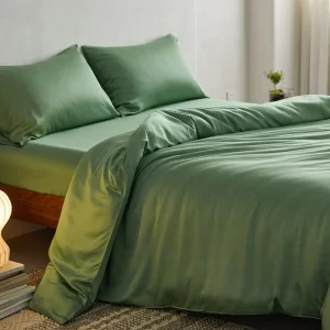 Luxury Folded Bamboo Duvet Cover Ultra Soft Cooling All Seasons Anti Bacterial Hypoallergenic 300tc Thread Count European