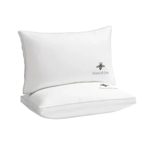 Luxury High Quality 100% Cotton Soybean Fiber Fluffy Super Soft Bed Sleep Pillow Hotel Quality Machine Washable Decorative