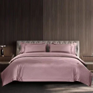 Luxury High Quality Eco-Friendly Organic Cotton Embroidered Wedding Four-piece Kit Bedding Set OEM ODM All-Season Grade King