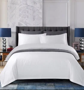 Luxury Hotel 100% Cotton Bed Sheets King Queen Size 400TC Bedding Set 7 Pieces Soft and Comfortable