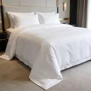 Luxury Hotel Bedding Set 100% Cotton Modern Solid for Hospitality Resort & Wedding