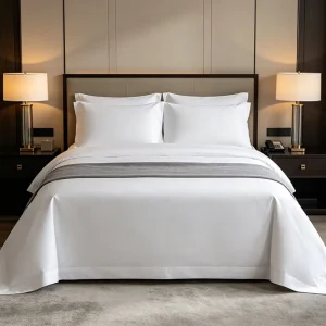 Luxury Hotel Bedding Sets 100% Cotton Vintage Minimalist for Hospitality Spa