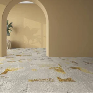 Luxury Hotel Lobby Carpet Tiles Artistic Pattern with Flame Retardant & Anti Static