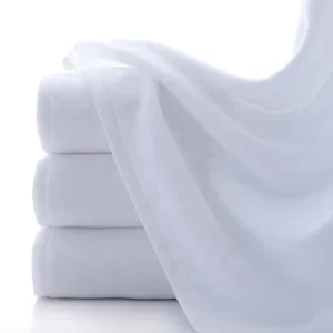 Luxury Hotel Microfiber Bath Towels and Tub Mats for Certified Quick Dry Woven Plain Style for Spa and Beach Travel