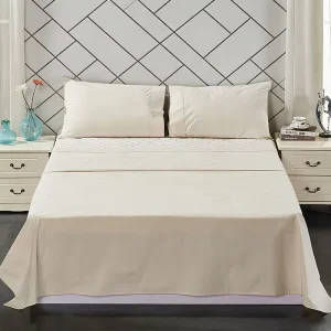 Luxury Hotel Style Collection Microfiber Bedding Set 4Pcs Premium Soft Breathable Bed Sheet Set