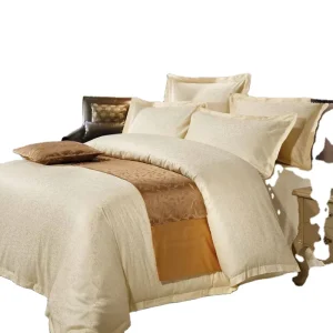 Luxury Jacquard Bedding Set Bed Sheet Sets Bed Sheet Set 100 Cotton Tc300 8080 Bedding Set