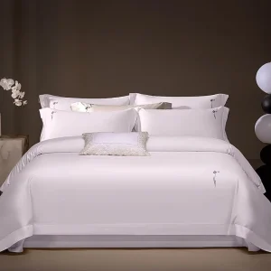 Luxury Jacquard Pattern Cotton Quilt Comforter Bed Spread Set Elegant Jacquard Design Double Size Duvet Cover Fitted Bed Bedding