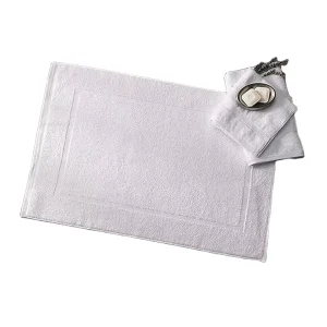 Luxury Jacquard Thickened Cotton Bath Mat Soft Non Slip Bathroom Carpet for Hotel SPA Use Absorbent Floor Towel