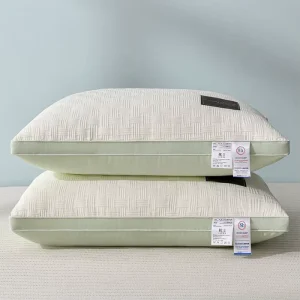 Luxury King Size Satin Velvet Bed Pillows High Rebound Zero Pressure Features for Comfortable Sleep for Bedrooms and Hotels