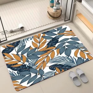 Luxury Machine Made Water Absorbent Bath Mat Set Diatom Mud Carpet Bathroom Mat for Bathroom