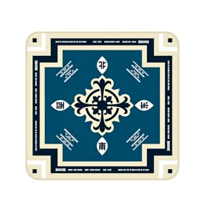 Luxury Mat for American Mahjong & Poker Waterproof Easy Wipe Non Slip Silent Multi Functional Natural Rubber Pad