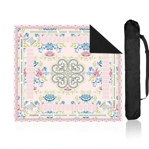 Luxury Mat for American Mahjong Waterproof Easy Wipe Non Slip Silent Multi Functional Natural Rubber Pad