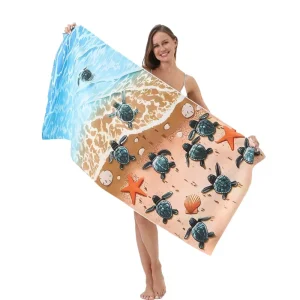 Luxury Microfiber Large Beach Towel Quick Drying Sand Free Bath Mat for Sports Surf for Bathroom Travel