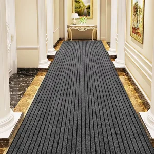 Luxury Modern Cushioned Anti slip Runner Rug 2ft X 6ft Outdoor Indoor TPR Backing Washable Rug