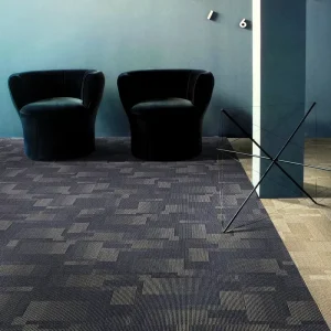 Luxury Modern Cushioned Waterproof Carpet Tiles Nylon PP Commercial Office Home Floor Square 50*50cm