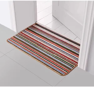 Luxury Modern Front Door Mat Washable Anti-Slip Polypropylene Material Mat for Home Entrance & Hotel Use