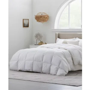 Luxury Modern Goose Duck Down Feather King Size Comforter Bedding Set