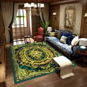 Luxury Modern Home Floor Mat Soft Textured Slip-Resistant Living Room Carpet Machine-Washable Decorative Area Rug Set