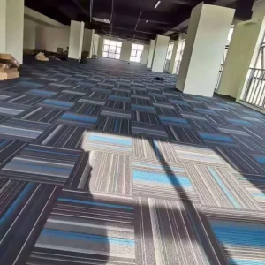 Luxury Modern Office PP Carpet Tiles Office Modular Floor Carpet High Quality Commercial Hotel Carpet Tiles 60.96×60.96cm