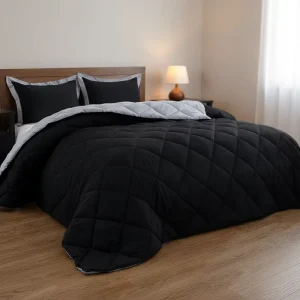 Luxury Modern Queen Size Comforter Set Customized Color Duvet Insert Comfortable Bedding