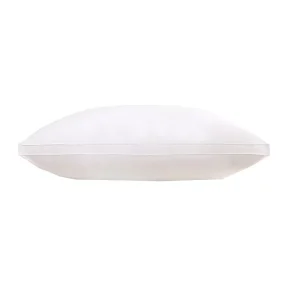 Luxury Modern Solid Neck Pillow with Feather Silk Cotton Filling Air permeable Breathable White Hotel Bed Pillow