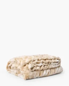Luxury Modern Striped Cartoon Animal Patterns 100% Polyester Faux Fur Throw Blanket Ultra Soft Cozy Plush for Bedroom Airplane