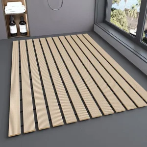 Luxury Modern TPE Non Slip Waterproof Eco Friendly Sustainable Foldable Bathroom Floor Mat