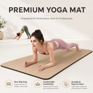 Luxury Natural PU Rubber Yoga Mat Eco Friendly TPE Free Biodegradable Pill Wavy Mat Non Slip Fitness Mat for Professional Studio