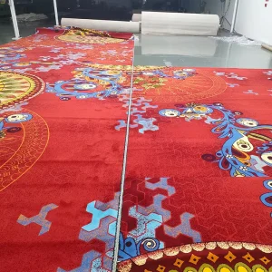Luxury Nylon Printed Carpet Hotel Modern Hand Tufted Thick Pile Stain Resistant Anti-Slip Washable High Durability PET Friendly