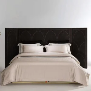Luxury OEM ODM All-Season Wedding Four-piece Kit High Quality 100% Cotton Reversible Eco-Friendly Quilt Cover Printed Bedding