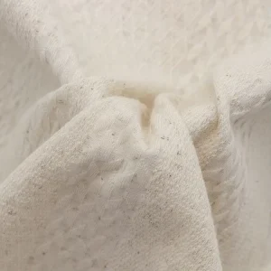 Luxury Organic Knitted Transfer Jacquard Polyester Spandex Cotton Linen Fabric for Pants
